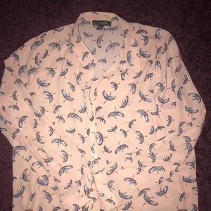 Salmon colored blouse